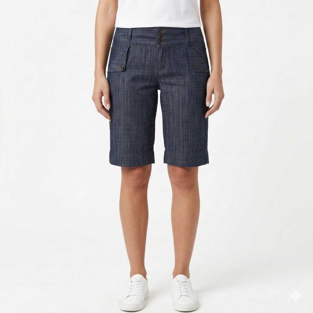 Stewart Brown Women Wide Leg Culotte Capri Organic Cotton Pants 2